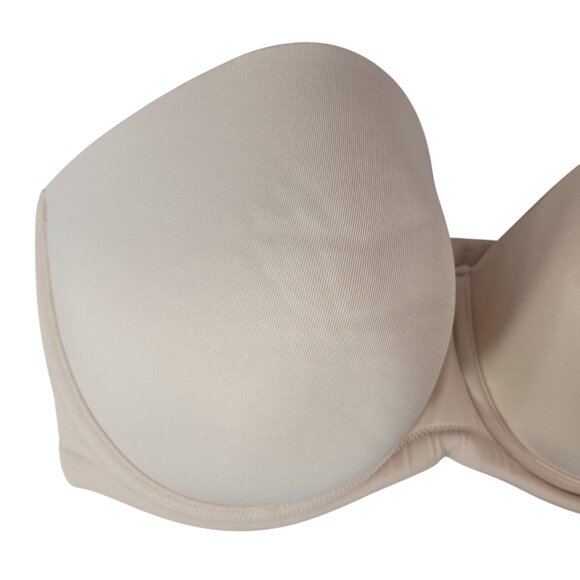 Wacoal Strapless Bra Tan Beige 38G Full Coverage Underwire Red Carpet 854119 - Picture 2 of 8